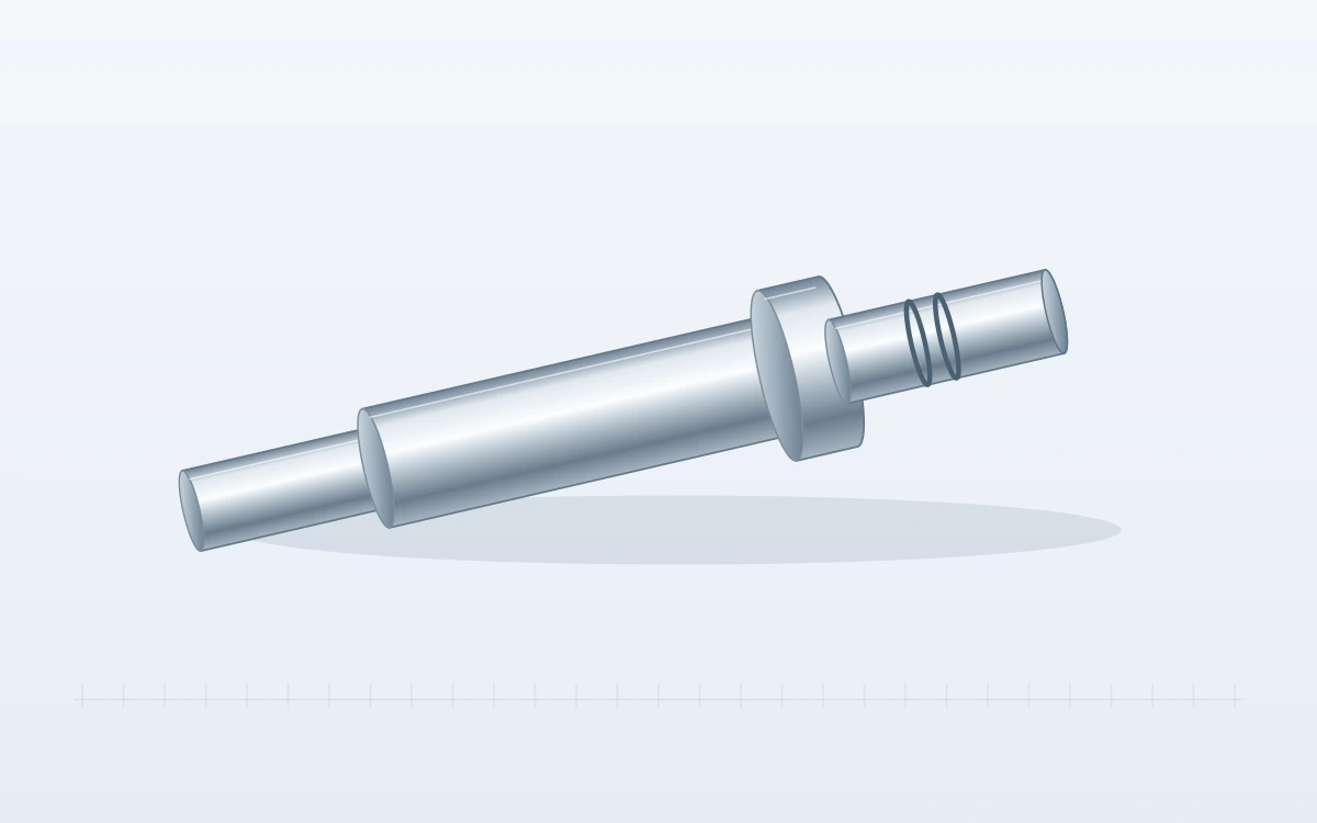 Shafts and long pins