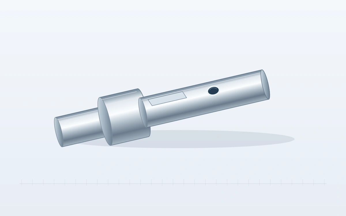 Cross-drilled positioning pins