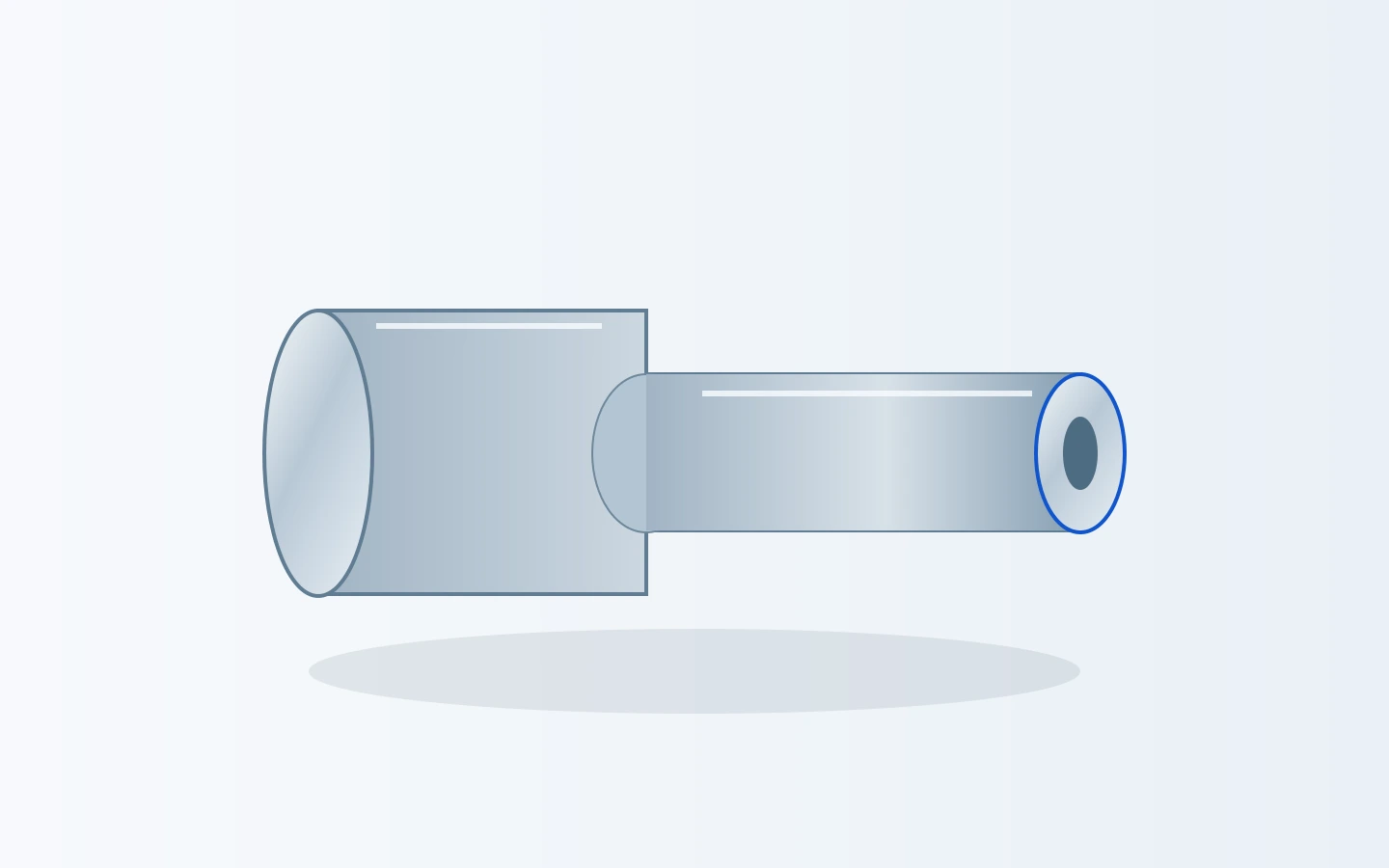 A shouldered cylindrical core-pin or sleeve
