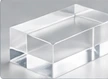 Clear polymer stock illustration — AI illustration, not a vetcnc photograph or a verified PMMA sample