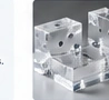Clear component assembly illustration — AI illustration, not a vetcnc photograph or a verified PMMA sample