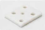 Illustrative insulating plate geometry — AI illustration, not a vetcnc production photograph