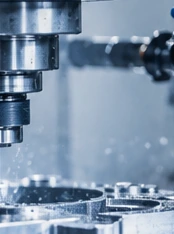 CNC milling — AI-generated illustrative scene, not a vetcnc facility