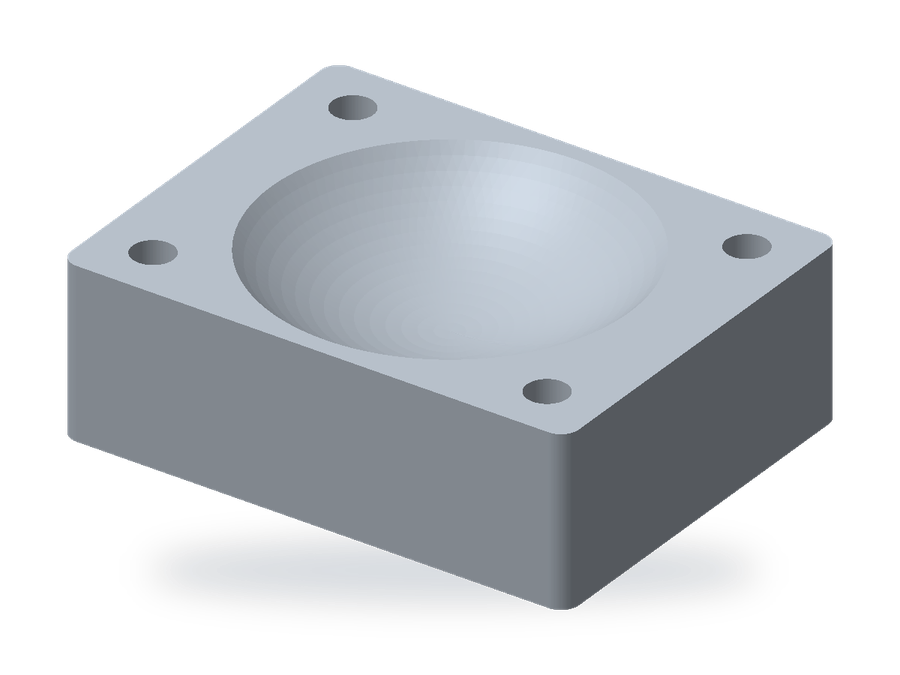 Illustrative CAD model: Contoured Inserts