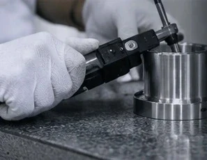 Illustrative dimensional check of a machined component