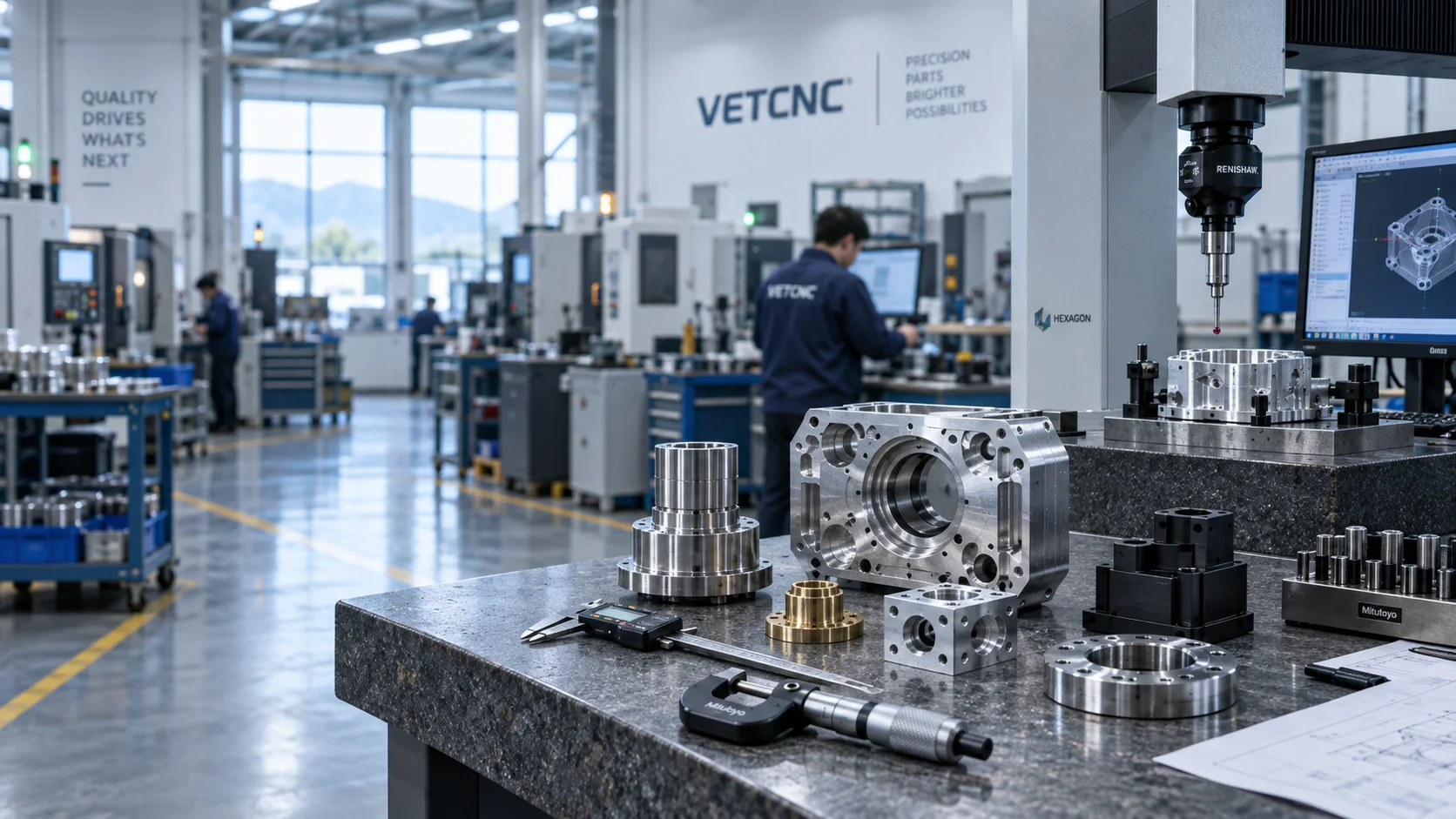 Dimensional inspection and machined parts